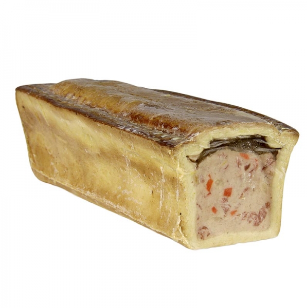 Kalbfleisch Pâté, mit Kalbfleischeinlage und Gemüse Brunoise, TK, 500g