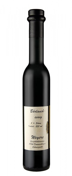 Weyers Bärlauch-Essig, Weißweinessig mit frischem Bärlauch, 5% Säure, 250 ml