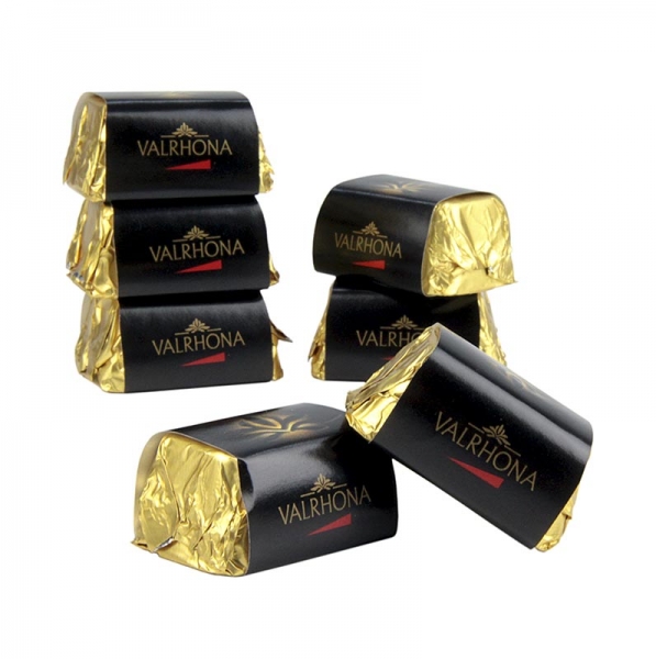 Valrhona "Lingot" Praliné - Gianduja Mini Goldbarren, Knuspernougat, 2 kg, ca.200 St