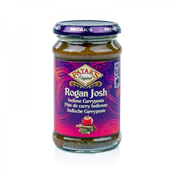 Curry Paste "Rogan Josh", mit Tomaten & Paprika, würzig, Patak´s, 283g