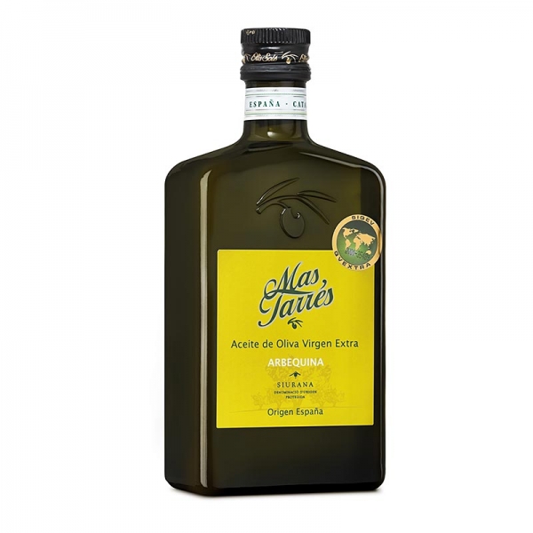 Oliva Verde "Mas Tarrés", Olivenöl Extra Virgen, Arbequina Oliven, DOP Siurana, 500 ml