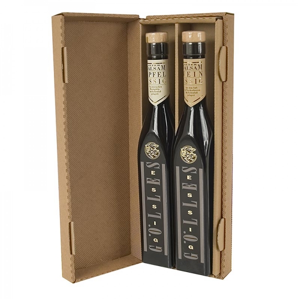 Gölles Essigset Duo mit Balsam-Apfelessig und Balsam-Weinessig TBA, 500 ml, 2 x 250ml
