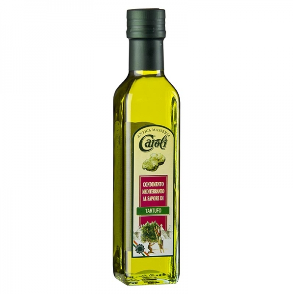 Caroli - Olivenöl Extra Vergine mit weißer Trüffel-Aroma, 250 ml