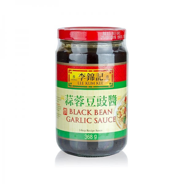Black Bean Paste, mit Knoblauch, Lee Kum Kee, 368g