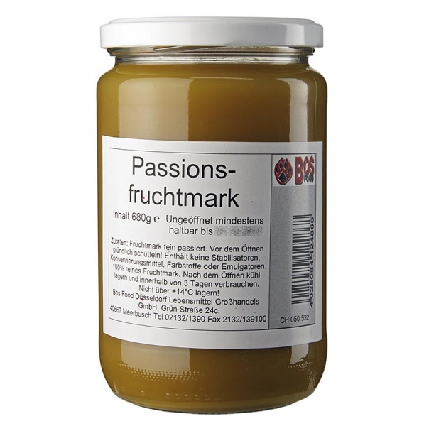 Passionsfrucht/Maracuja-Püree/Mark, fein passiert, 680g