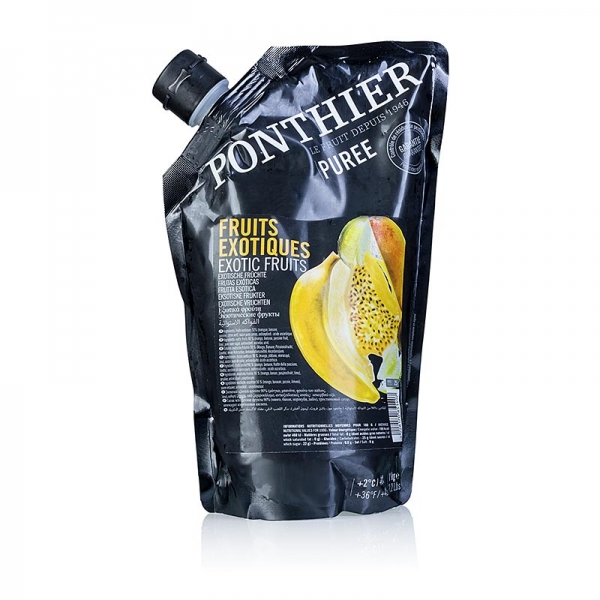 Püree- Exoten Mix, mit Zucker, 1 kg