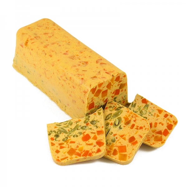 Gemüse Terrine, küchenfertig zum Aufschneiden, Rougiè, 1 kg