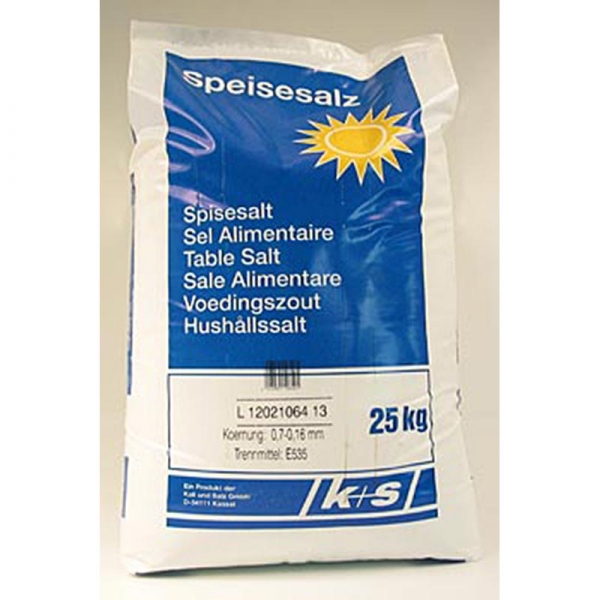 Salz, Steinsalz fein, 25 kg