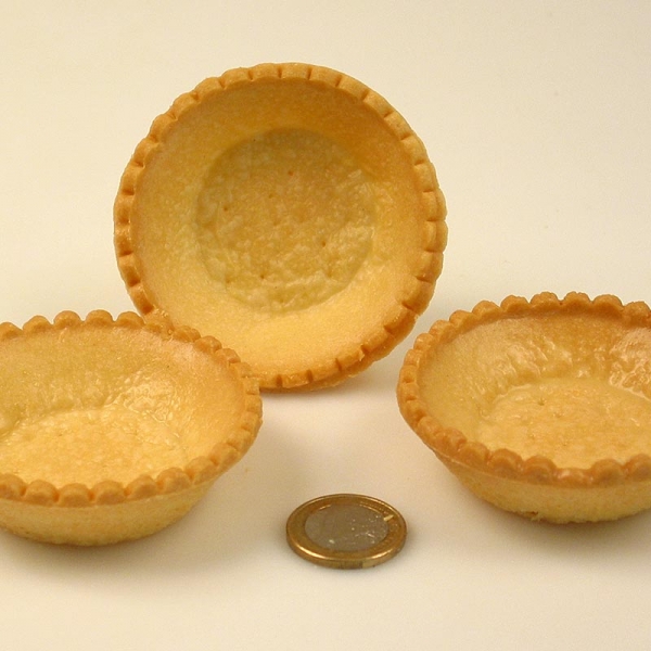 Dessert-Tartelettes, rund, ø 7cm, H 2cm, Mürbeteig, 2,21 kg, 140 St