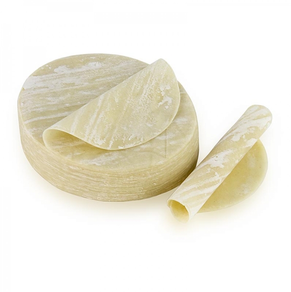 Wan Tan Teig-Blätter, dünn, rund, ca. ø 9,5cm, TK, 200g, ca.35 St
