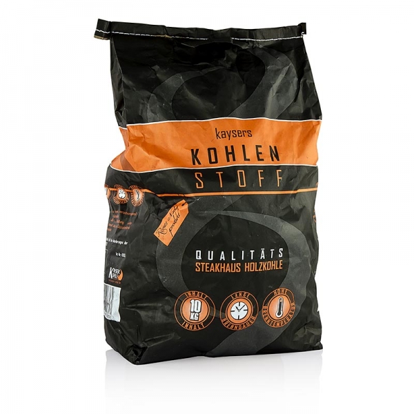 Grill BBQ - Holzkohle "Kohlenstoff", Kayser, 10 kg