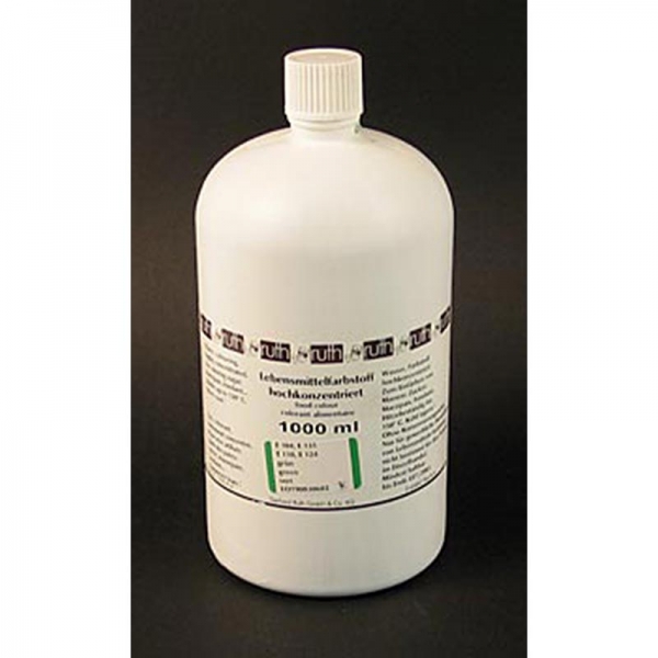 Lebensmittelfarbe, grün, flüssig, 9803, Ruth, 1 l