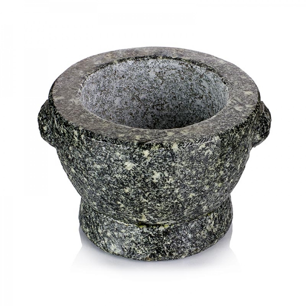 Steinmörser, ø 16cm außen, ø 12cm innen, 11cm hoch, ca. 4 kg, 1 St