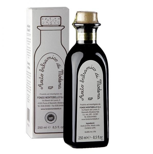 Aceto Balsamico, weißer Karton, FM 01, 250 ml
