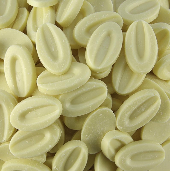 Ivoire, weiße Couverture, Callets, 35% Kakaobutter, 21% Milch, 3 kg