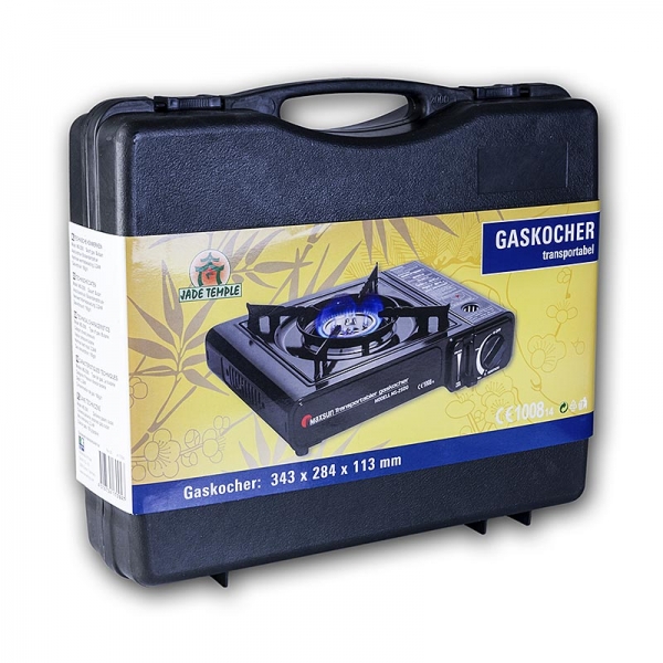 Gas-Kocher im Koffer mit Piezo Zünder, 1 St