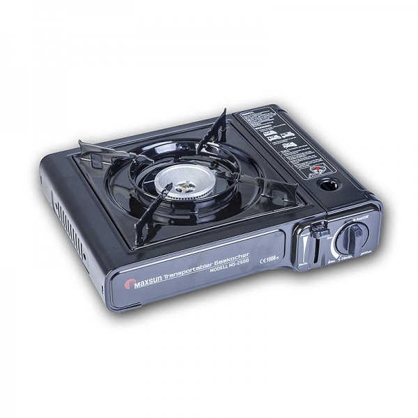 Gas-Kocher im Koffer mit Piezo Zünder, 1 St