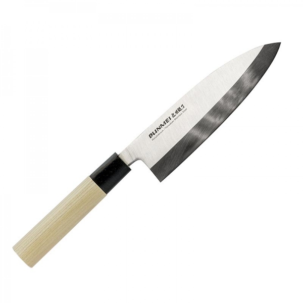 Global Bunmei 1801-165 Deba Messer, Honoki Holzgriff, 16,5cm, 1 St