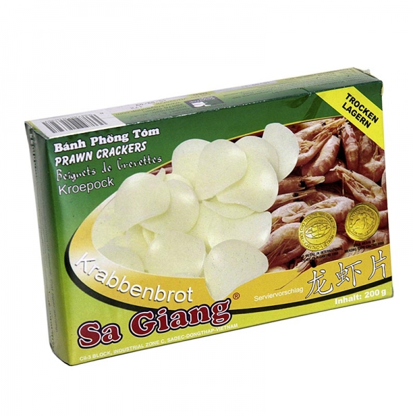 Kroepoek mit Garnelen, ungebacken, von Sagiang, 200g