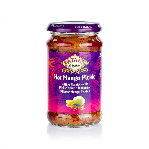 Mango Pickle, hot/ scharf, pastös, von Patak´s, 283g