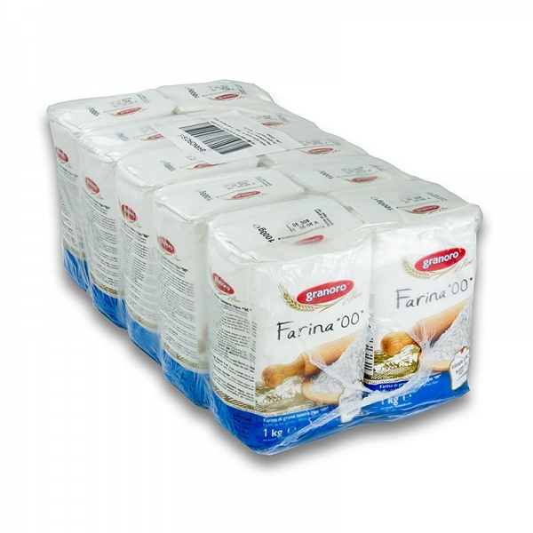 Nudel Mehl, fein, Tipo "00", Granoro, 10 kg, 10 St