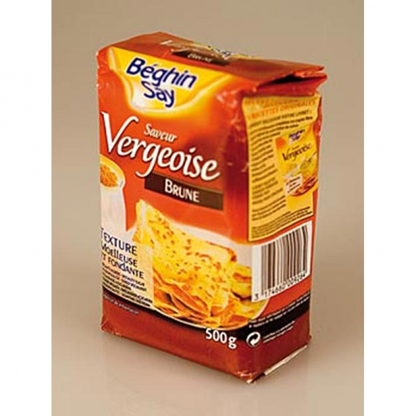 Vergeoise Zucker, braun, mit Karamel aromatisiert, 500g