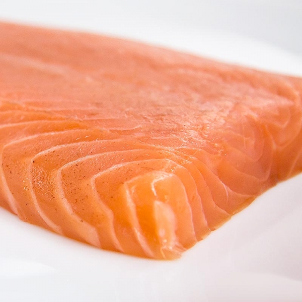 Schottischer Räucherlachs Filet, kurz und breit, ungeschnitten, ca.400g