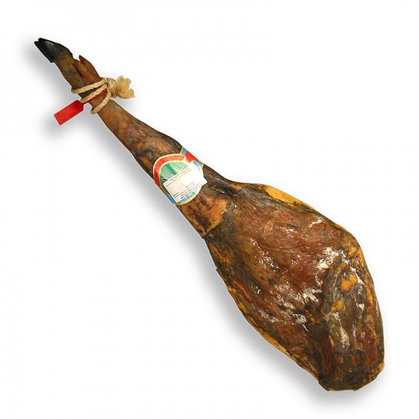BOS FOOD - Pata Negra, 100% Jamon Iberico Bellota, ganzer Schinken mit Knochen, ca.8 kg