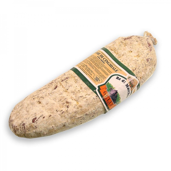 Salami flach (Spianata) Wildschwein/Schwein, Gelli, ca.650g