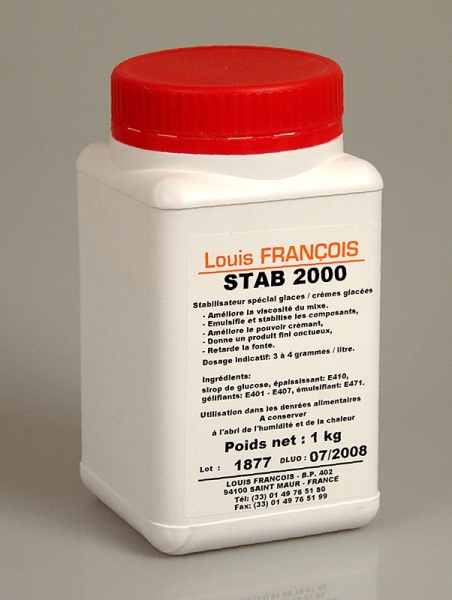 Stab 2000, Stabilisator für Eis & Schlagsahne, Louis Francois, 1 kg