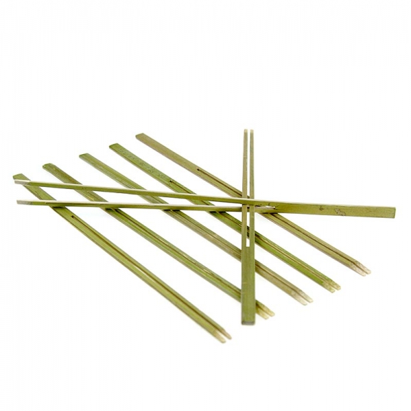 Bambus-Spieße, Stimmgabeln, 18cm, 100 St