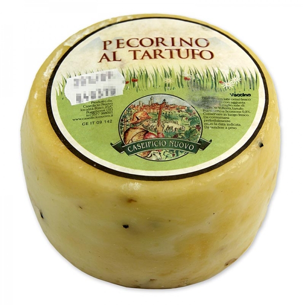 Pecorino "Tartuffo", Schafskäse mit Trüffel, mind. 3 Wochen gereift, ca.700g