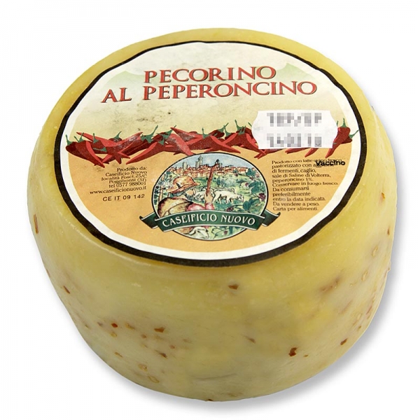 Pecorino Peperoncino, Schafskäse mit Chili, mind. 3 Wochen alt, ca.700g