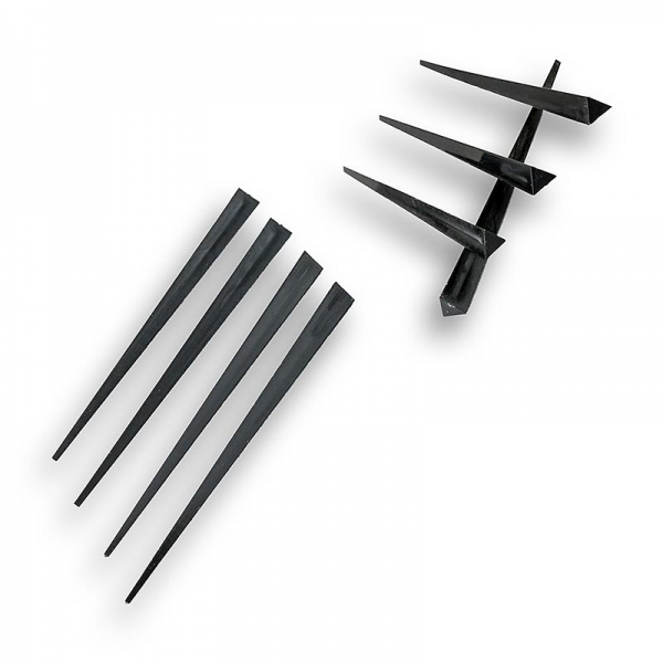 Kunststoff-Spieße, schwarz, 8,7cm, 250 St