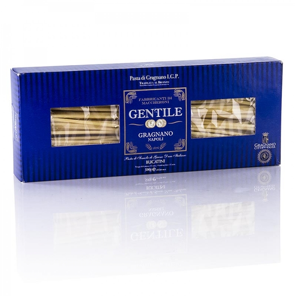 Pastificio Gentile Gragnano IGP - Bucatini, bronzegezogen, 500g