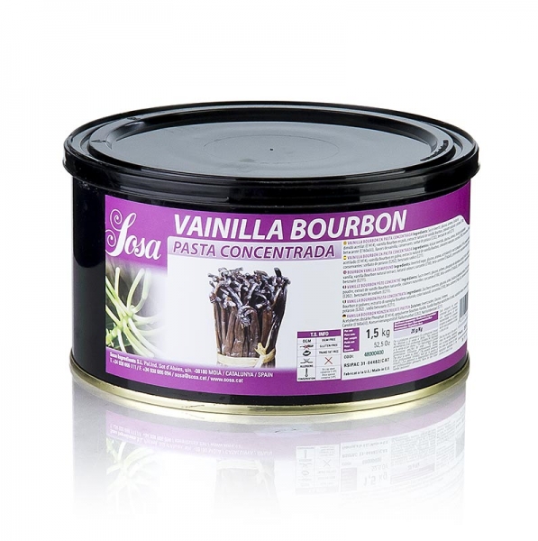 Paste - Bourbon-Vanille, 1,5 kg