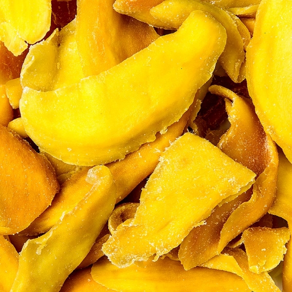 Mango-Scheiben, getrocknet, geschwefelt, 1 kg