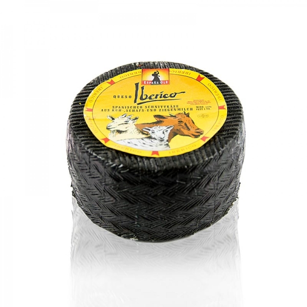 Iberico Käse - spanischer Ziege-Schaf-Kuhmilch Käse, 35 Tage gereift, Laib, ca.1.000g
