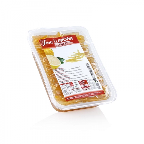 Cold Confit - Zitronenhautstreifen (Zesten), 1,8 kg