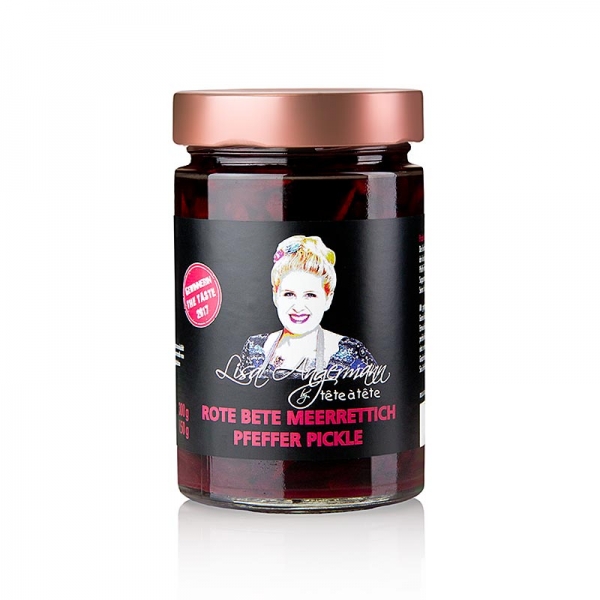 Rote Bete - Meerrettich - Pfeffer Pickle, by Lisa Angermann, 300g