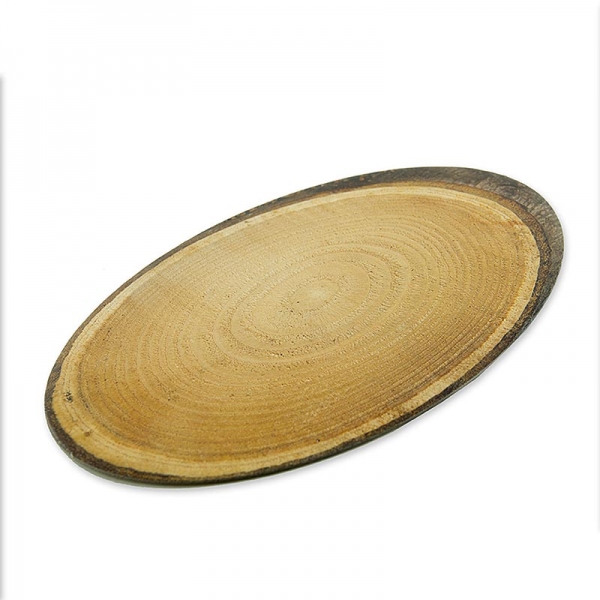Dekoplatte Baumscheibe -M-, oval, 300x200mm (Präsentverpackung), 1 St
