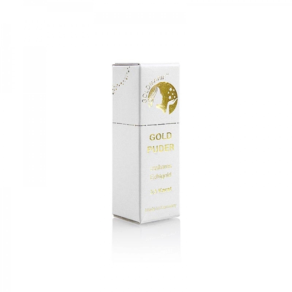 Gold Puder/ Blattgoldflocken Streuer, 200mg, 23 Karat, ca.0,5-1mm², 0,2g