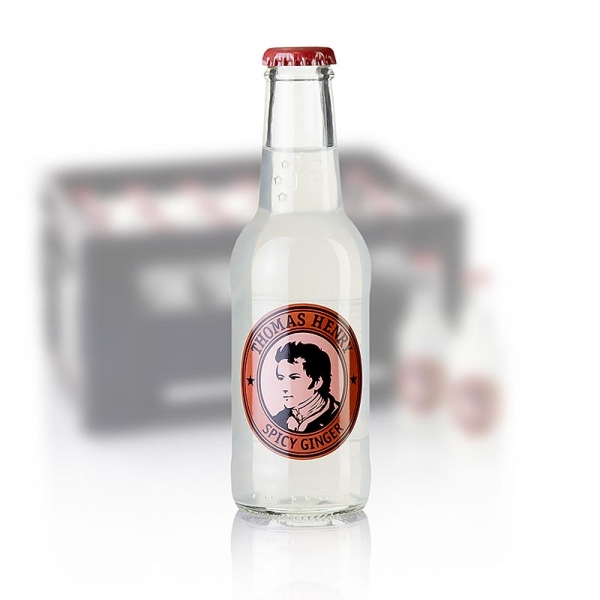 Thomas Henry - Spicy Ginger, Ingwer-Limonade, 4,8 l, 24 x 200ml