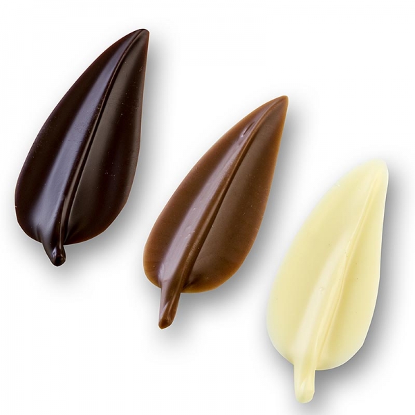 Deko-Aufleger "Elegance" Mischung- Blattform, 64 Vollm., 48 Zartb., 48 Weiß, 205g, 160 St