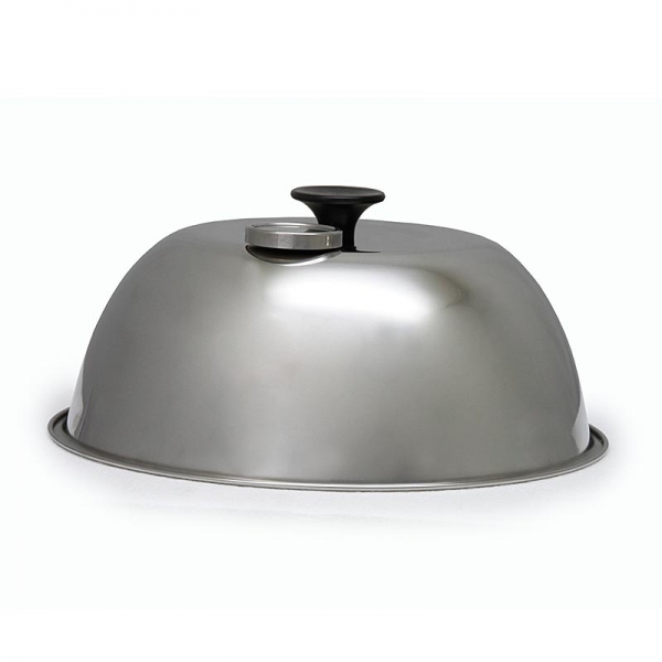 Plancha Zubehör - Garhaube mit Temperaturanzeige, Edelstahl, 1 St