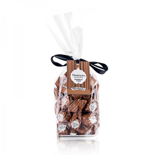 Mini Trüffel Pralinen, Alba, Karamell & Salz aus Guerande, 200g Tartuflanghe, 200g