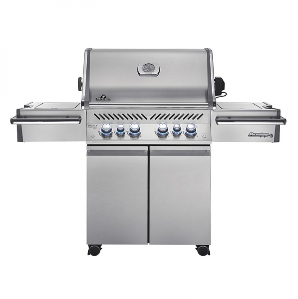 Gasgrill Prestige PRO 500, Edelstahl, 2 Infrarot + 4 normal Brenner, 1 St
