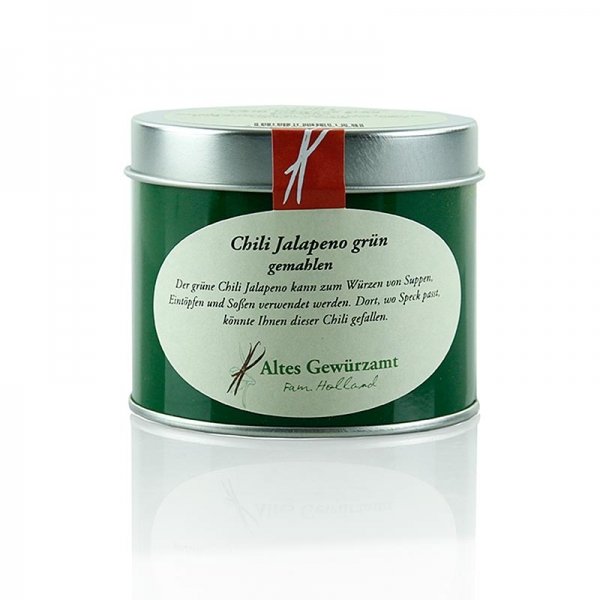 Chili Jalapeno, grün, gemahlen, Altes Gewürzamt, 60g