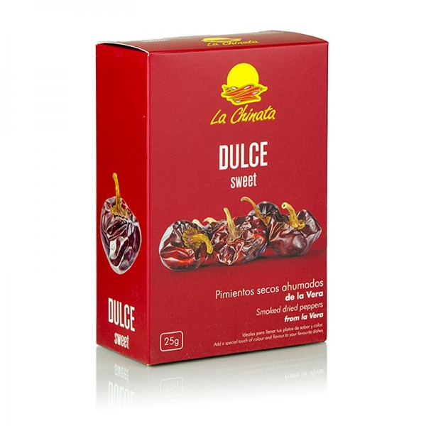 Getrocknete Paprikas, geräuchert, süß, ca. 5-7 St., La Chinata, 25g