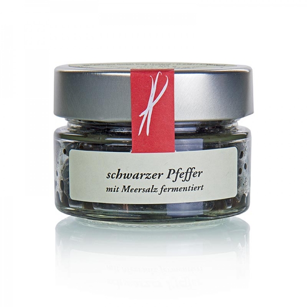 Schwarzer Pfeffer, mit Meersalz fermentiert, Altes Gewürzamt, 80g